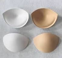 D Shape Bra Pads (Blouse Cups) Soft Foam Stitching Cups