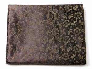 Mehandi Floral Brocade Cotton Blouse Fabric (1 Meter)