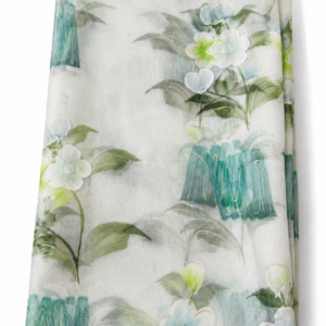 Pastel Floral Printed Cotton Dress Fabric (3.5 Meter)