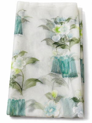 Pastel Floral Printed Cotton Dress Fabric (3.5 Meter)