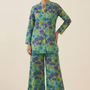 Designer Floral Printed Cotton Co-ord Set by Radha Fashions