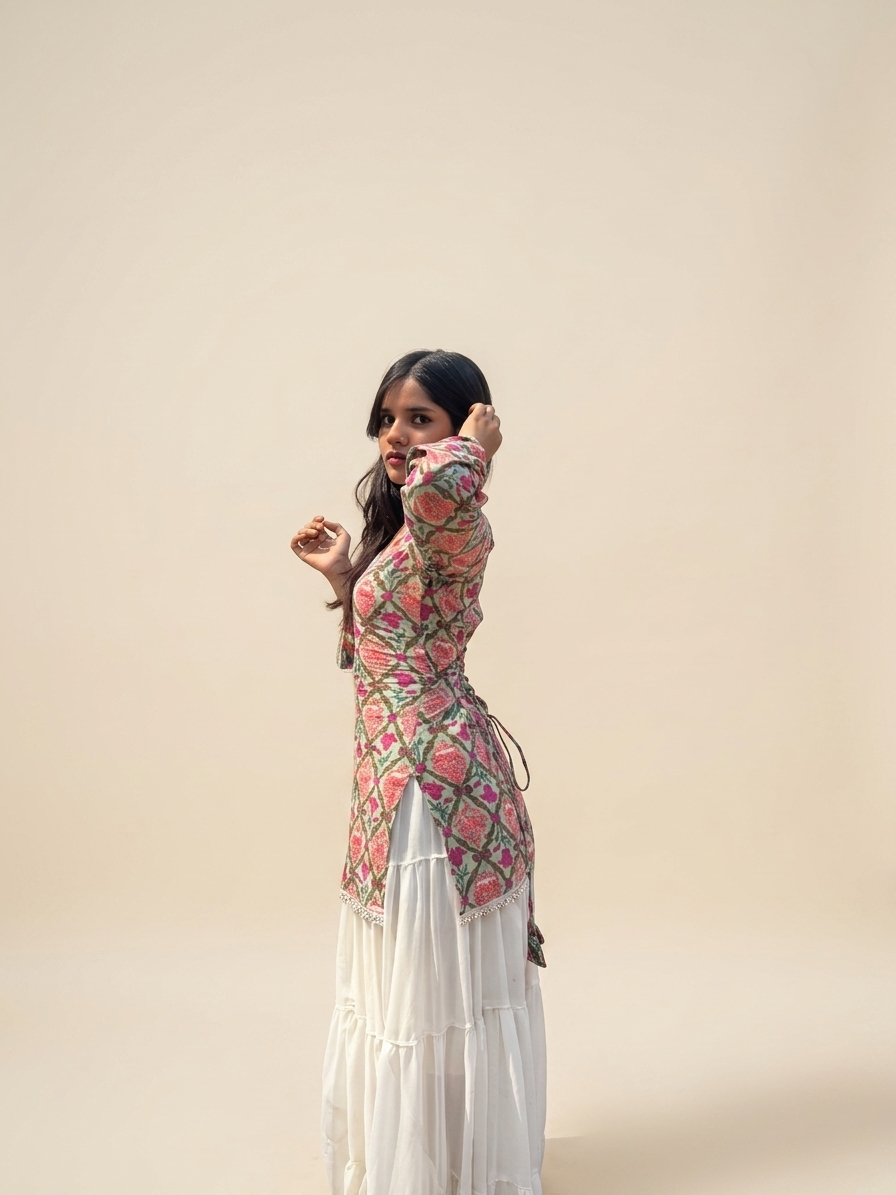 Designer Printed Cotton Kurti by Radha Fashions - Image 4
