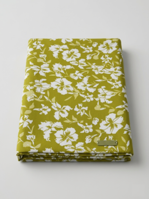 Printed Cotton Fabric – Mehandi Floral Print (3.5 Meter) – F10