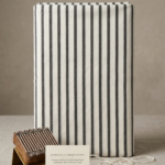 Black & White Striped High Quality Cotton Fabric