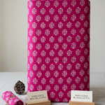 Pink Hand Block Printed Soft Cotton Fabric