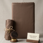 Fine Woven Textiles Premium Cotton Fabric – Coffee Brown
