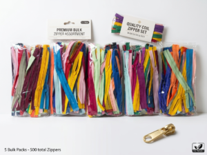 T17 Premium Bulk Assorted Zipper Coil Set Pack