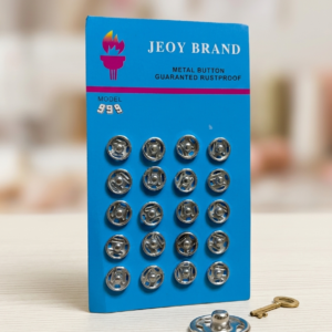 Metal Rustproof Snap Button Set Model 999 – 20 Buttons Pack