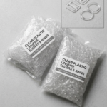 Clear Plastic Lingerie Sliders & Rings – 12MM