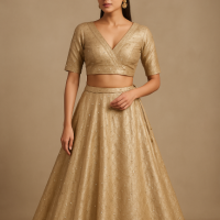 Plain Design lehanga 1